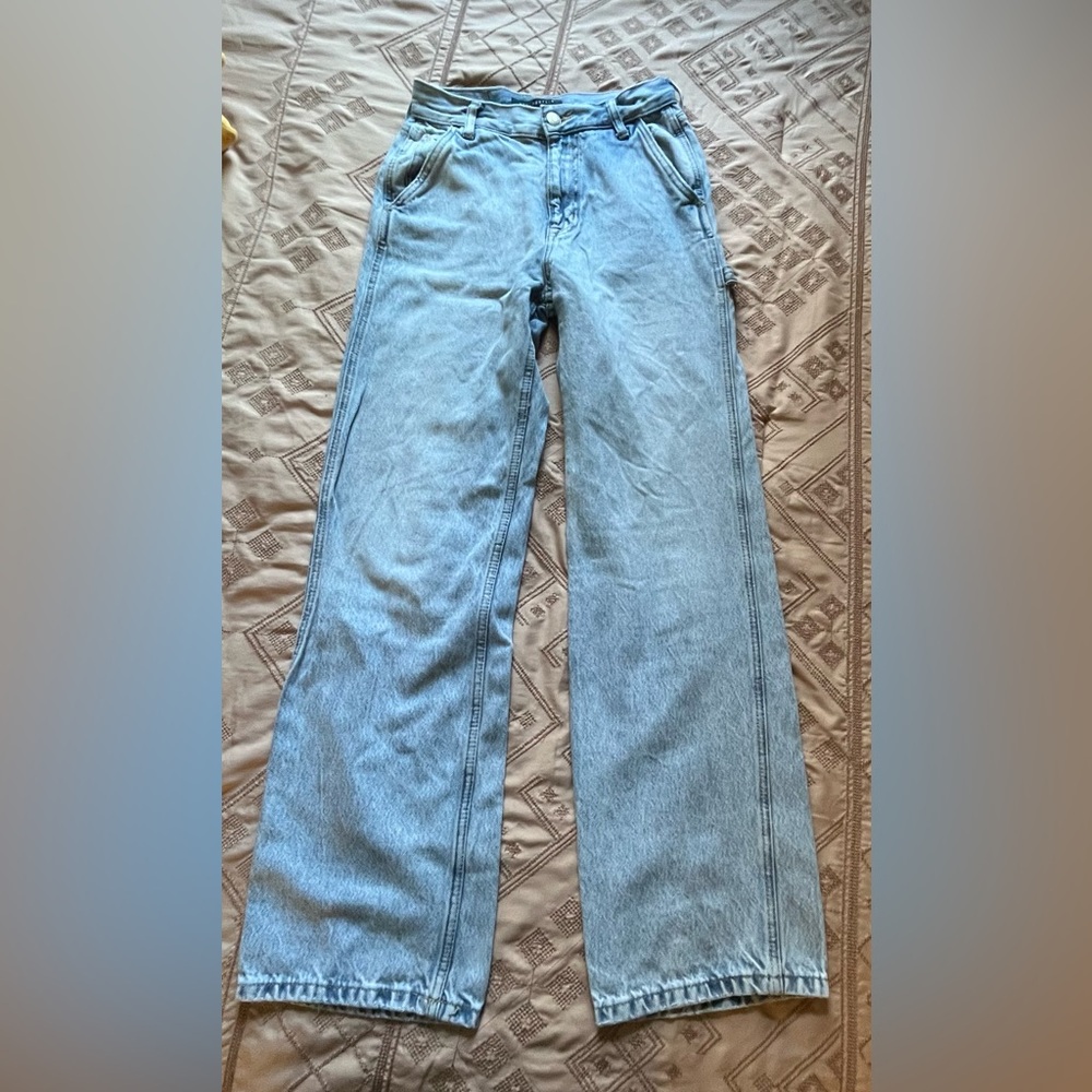 Aeropostale Baggy Straight Leg Carpenter Jeans